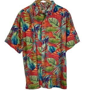 Joe Marlin Tropical Print Short Sleeve Men's Shirt